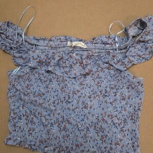 Floral Hippie Rose Crop Top and Skirt Set